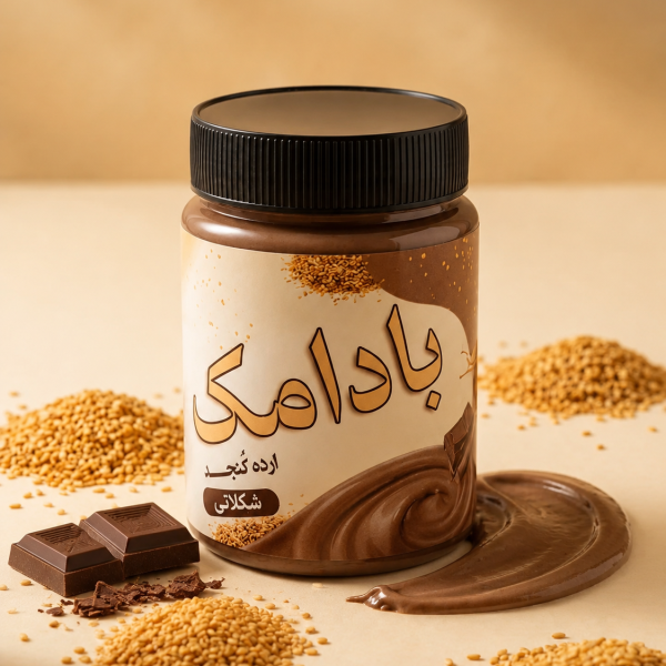 ارده کنجد شکلاتی ایرانی بادامک